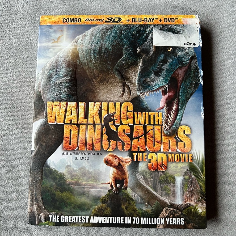 3 for $15 ~ Walking With the Dinosaurs ~ DVD ~ Blu-Ray ~ Blu-Ray 3D ~ 3 for $15